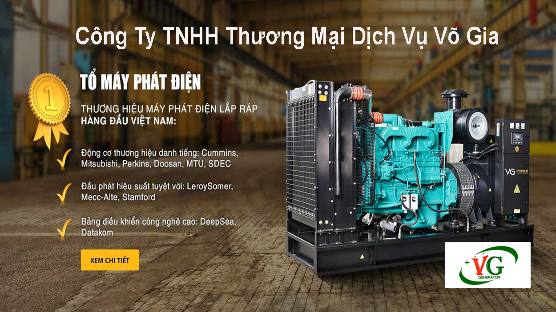 Máy phát điện công nghiệp