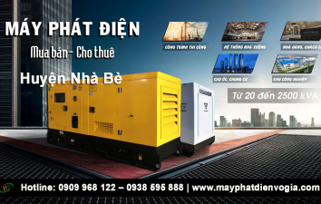 Bán và cho thuê máy phát điện huyện Nhà Bè®