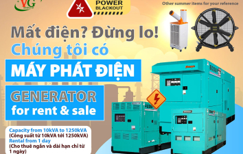 Khởi nghiệp từ cho thuê máy phát điện