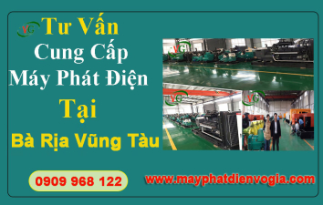 Máy phát điện tại tỉnh Bà Rịa Vũng Tàu