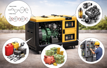 Sự Thật Về Máy Phát Điện 3 Pha Chạy Dầu