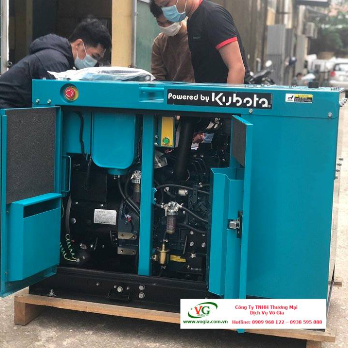 Máy phát điện 5kva Kubota chạy dầu diesel