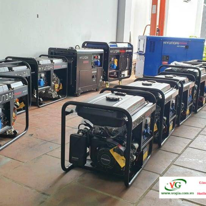 Máy phát điện 5KVA Hyundai 1 pha GHY6KLE chạy dầu diesel