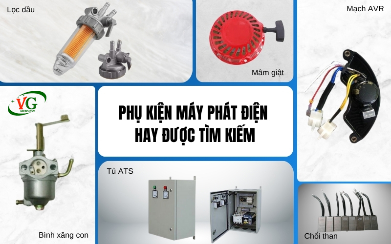 Danh Mục Các Loại Phụ Tùng Máy Phát Điện Thiết Yếu