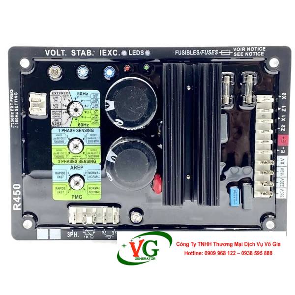 Bộ điều chỉnh điện áp Leroy Somer AVR R450
