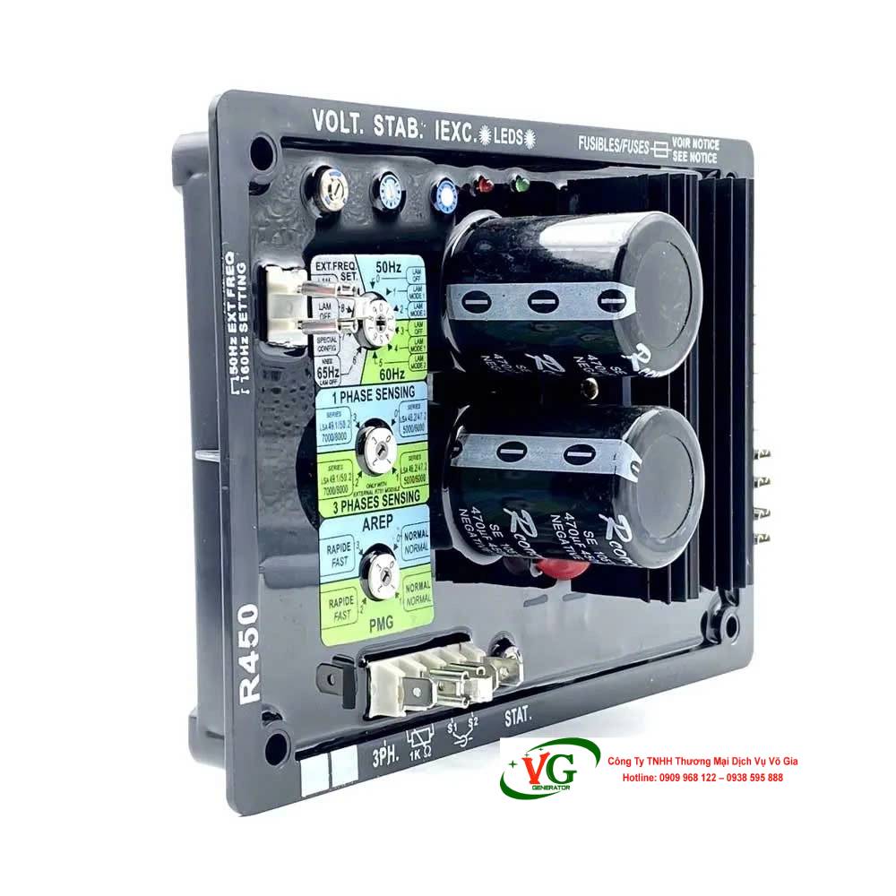 Bộ điều chỉnh điện áp Leroy Somer AVR R450