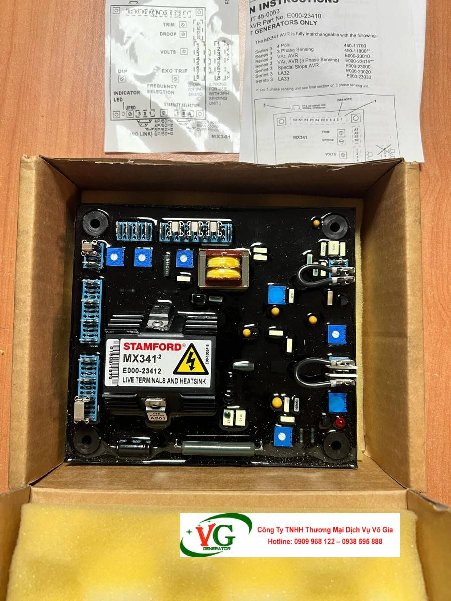 Bộ điều chỉnh điện áp tự động AVR Stamford MX341