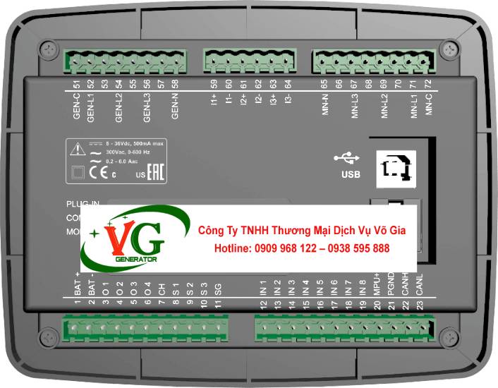 Bộ điều khiển Datakom DKG-116