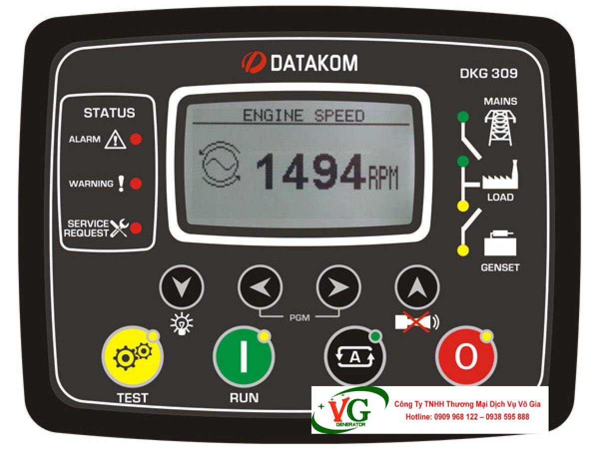Bộ điều khiển Datakom DKG-309