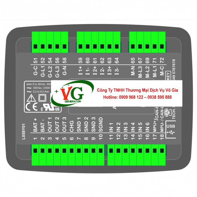 Bộ điều khiển Datakom DKG-319