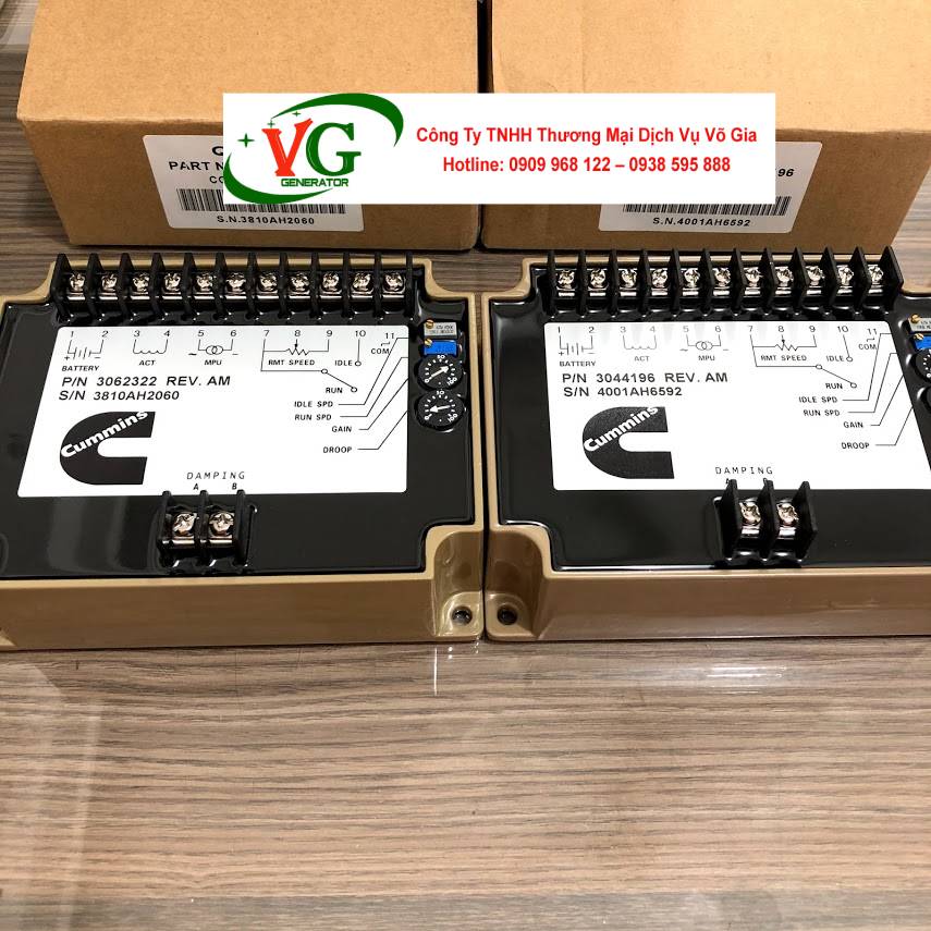 Bộ điều tốc Cummins 3044196