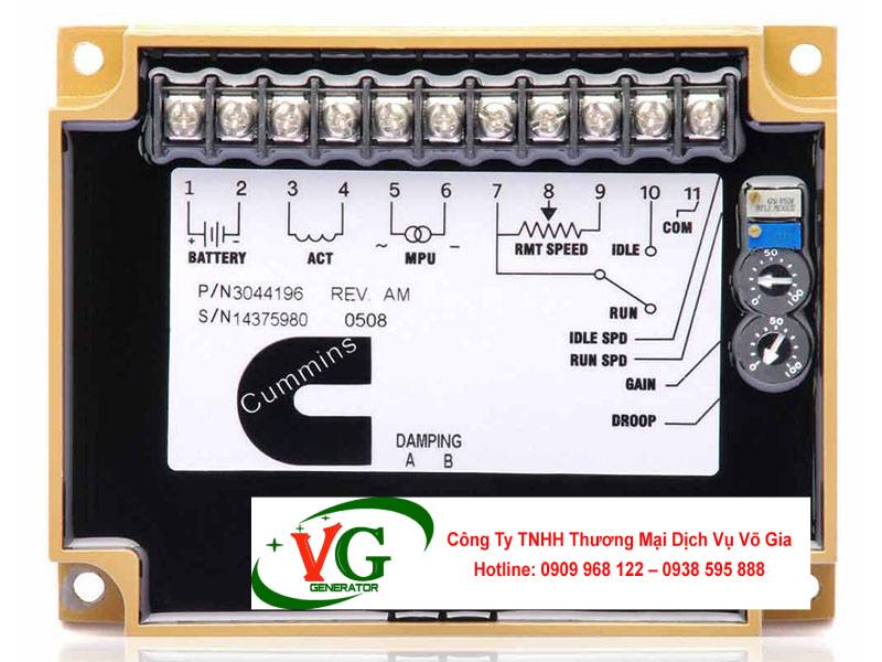 Bộ điều tốc Cummins 3044196