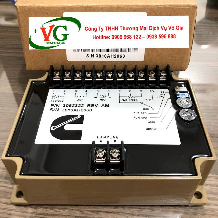 Bộ điều tốc Cummins 3062322