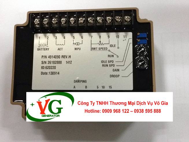 Bộ điều tốc Cummins 3098693