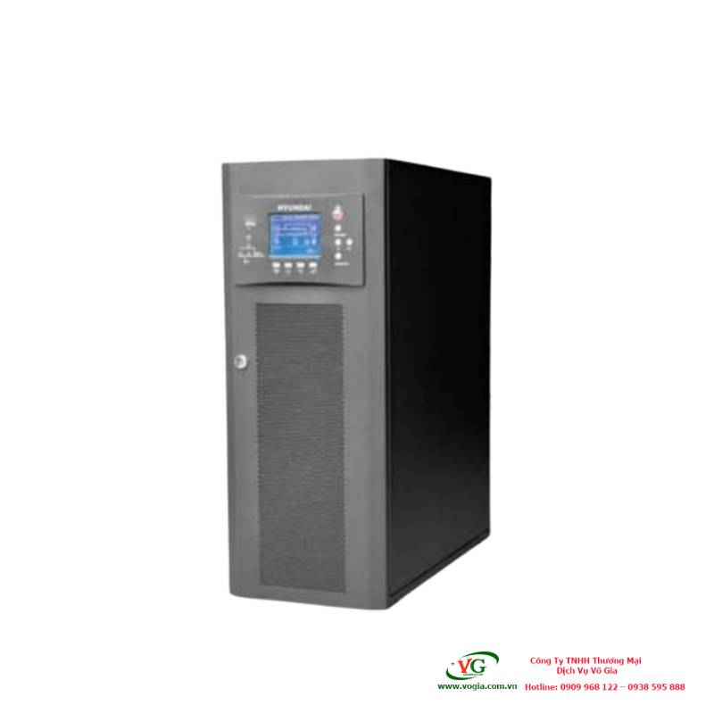 Bộ lưu điện UPS 10KVA Online Hyundai 3 pha Rackmount HD-10KR2