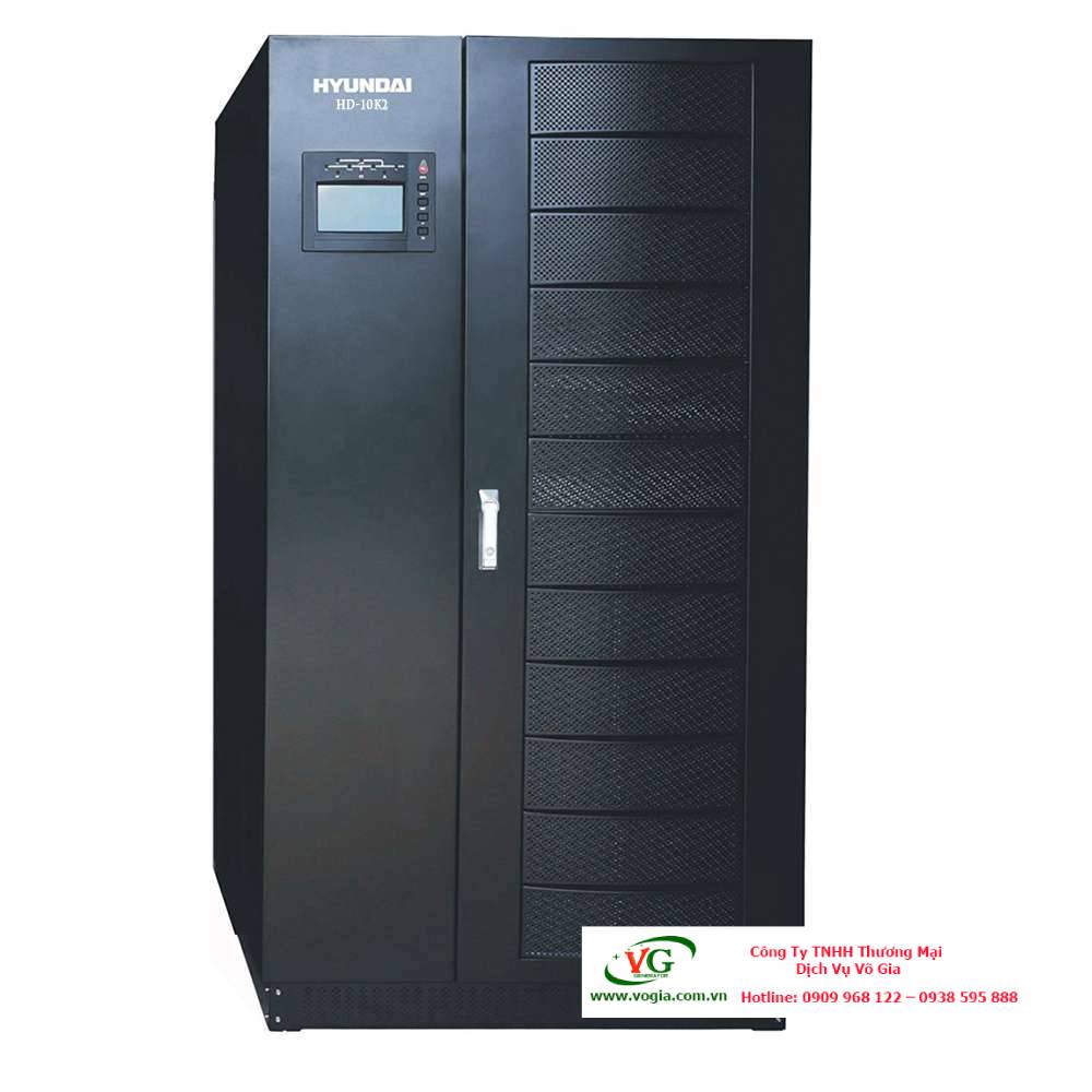 Bộ lưu điện UPS 10KVA Online Hyundai 3 pha Rackmount HD-10KR2