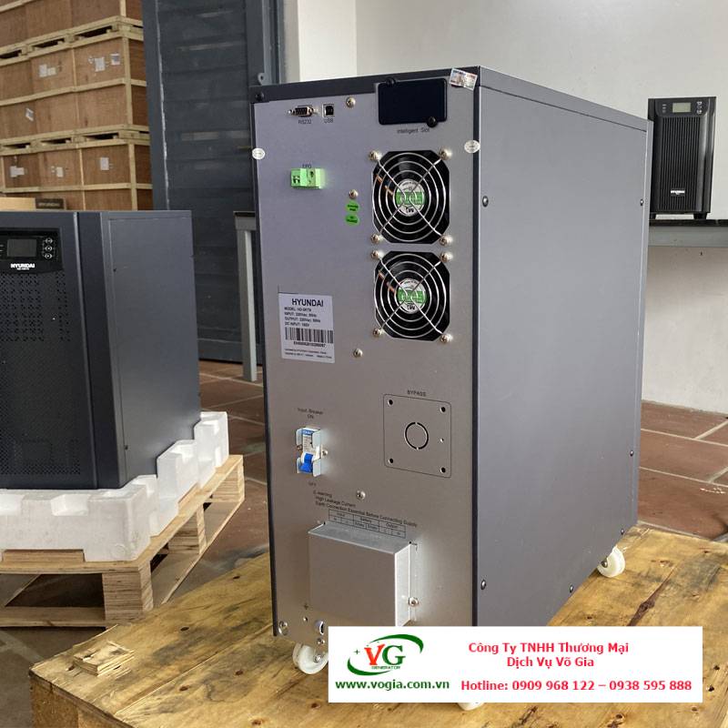 Bộ lưu điện UPS 10KVA Online Hyundai 3 pha Rackmount HD-10KR2
