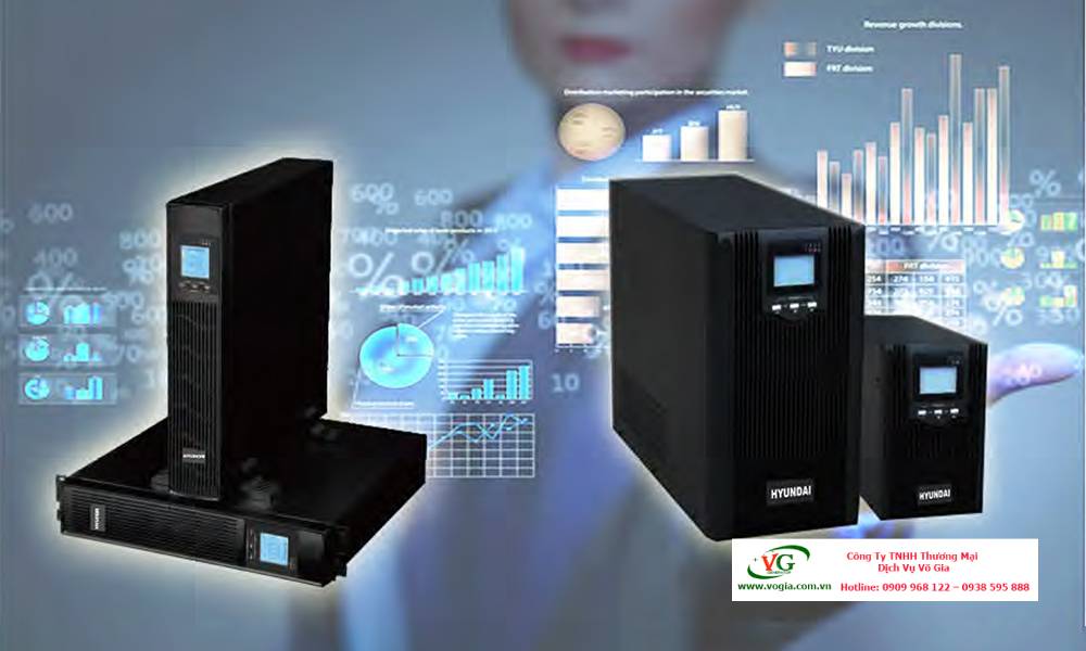 Bộ Lưu Điện UPS 15KVA Online 3 pha HD-15K2 Hyundai Tower