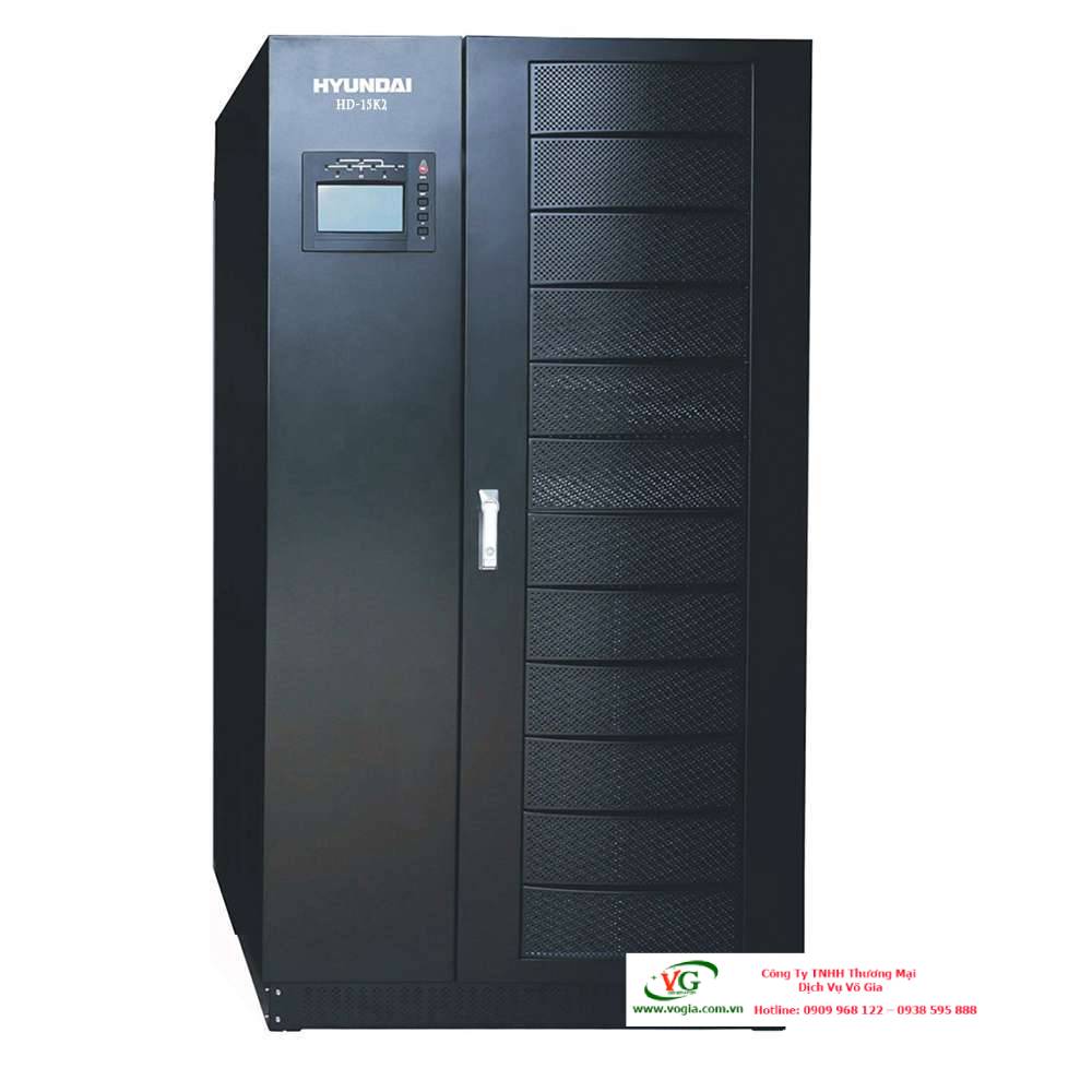 Bộ Lưu Điện UPS 15KVA Online Hyundai 3 pha Rackmount HD-15KR2