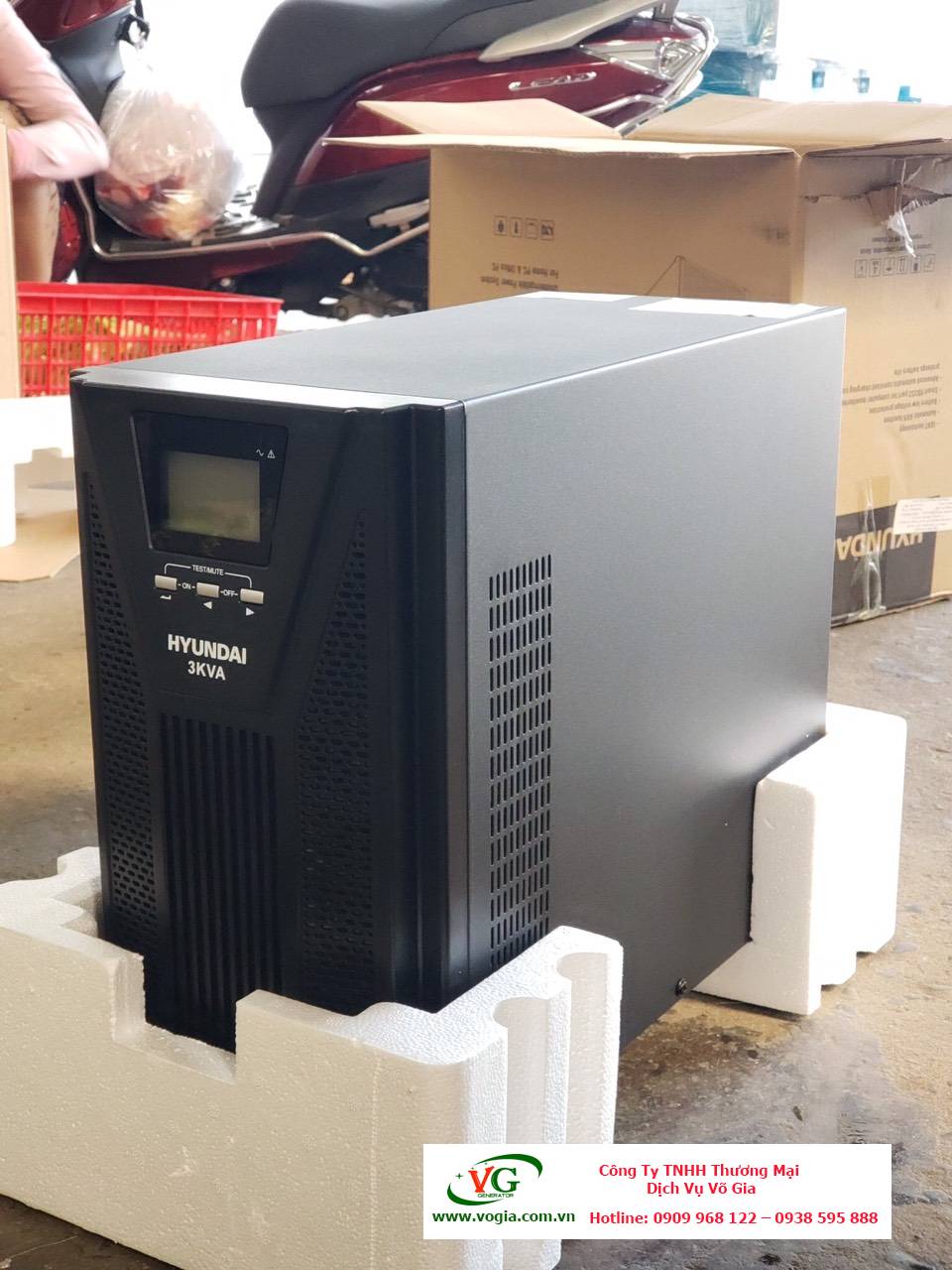 Bộ lưu điện UPS 1KVA Online Hyundai Tower HD-1KS