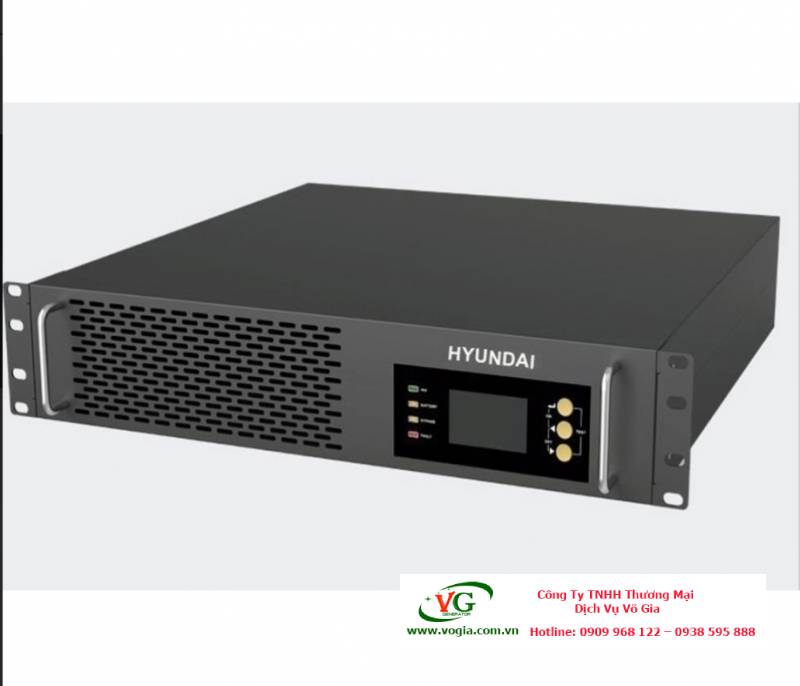 Bộ lưu điện UPS 2KVA Online Hyundai Rackmount HD-2KR9
