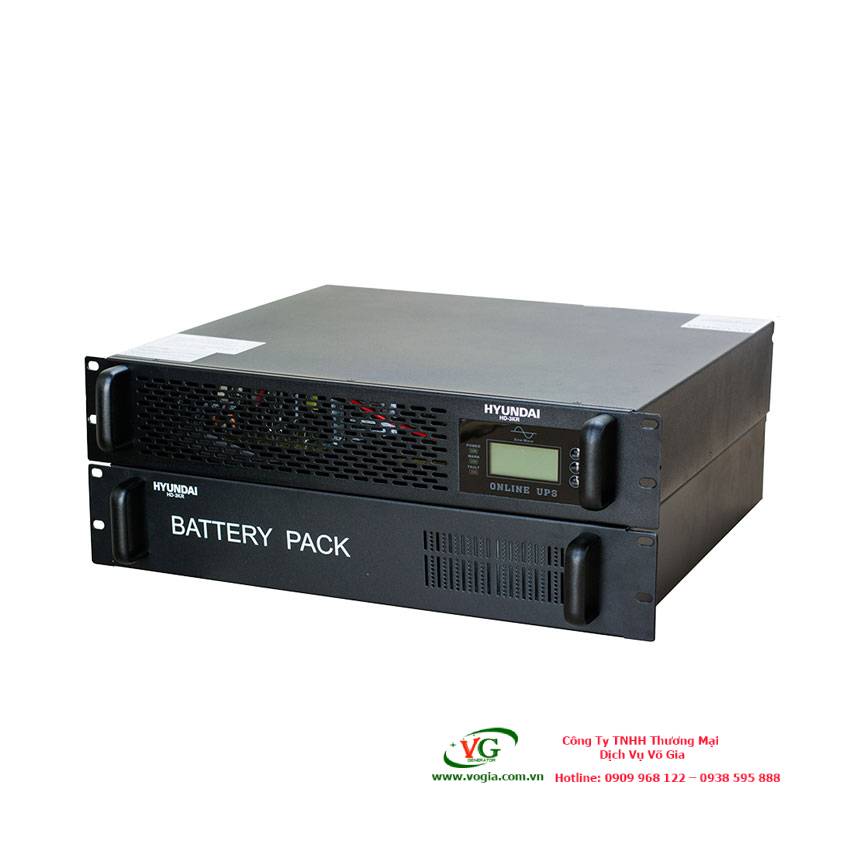 Bộ lưu điện UPS 2KVA Online Hyundai Rackmount HD-2KR9