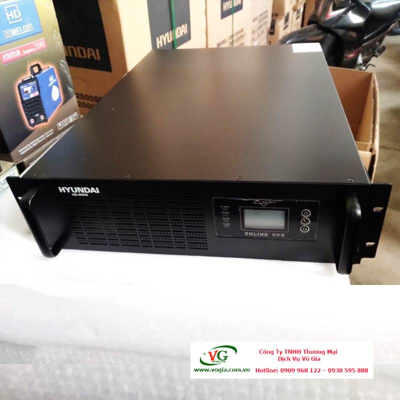 Bộ lưu điện UPS 2KVA Online Hyundai Rackmount HD-2KR9