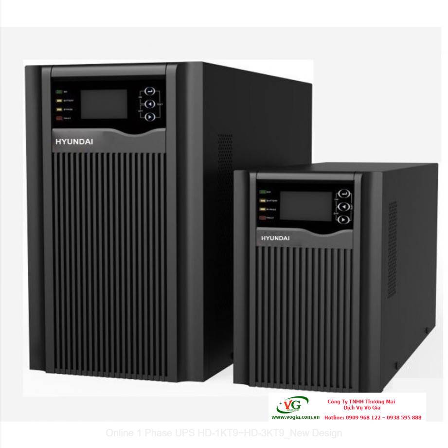 Bộ Lưu Điện UPS 2KVA/1.8KW Online Hyundai Tower HD-2KT9