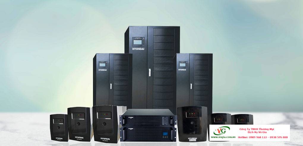 Bộ Lưu Điện UPS 30KVA/27KW Online 3 pha HD-30K3 Hyundai Tower