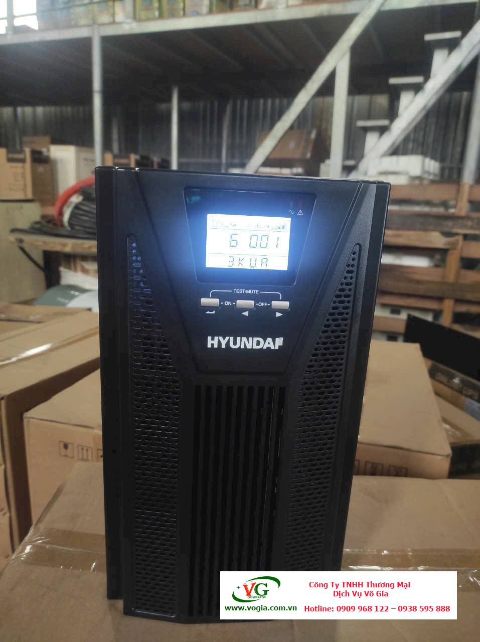 Bộ Lưu Điện UPS 3KVA/2.7KW Online Hyundai Tower HD-3KT9