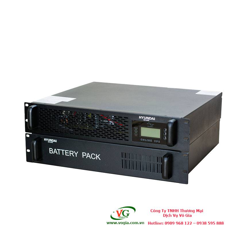 Bộ lưu điện UPS 3KVA Online Hyundai Rackmount HD-3KR9