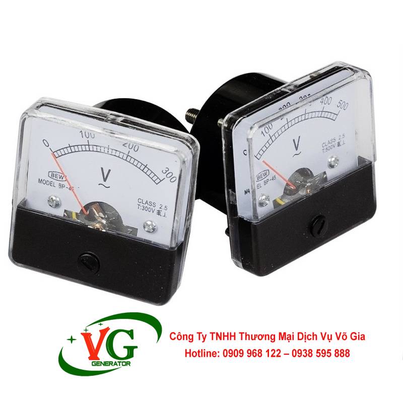 Đồng hồ đo điện kế AC máy phát điện 300V