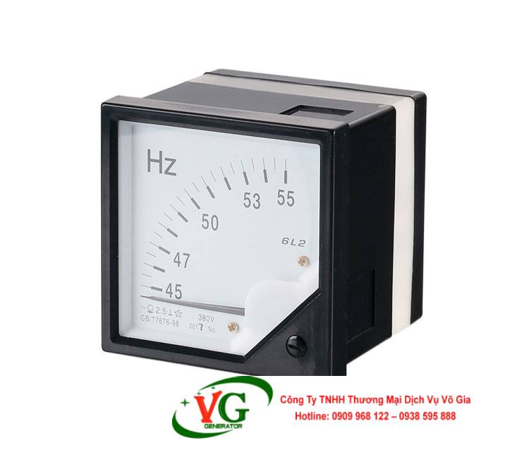 Đồng hồ đo tần số 45-55Hz 220V 80x80mm