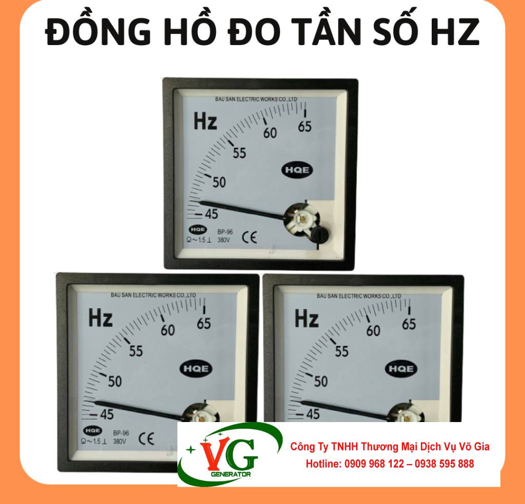 Đồng hồ đo tần số 45-65Hz