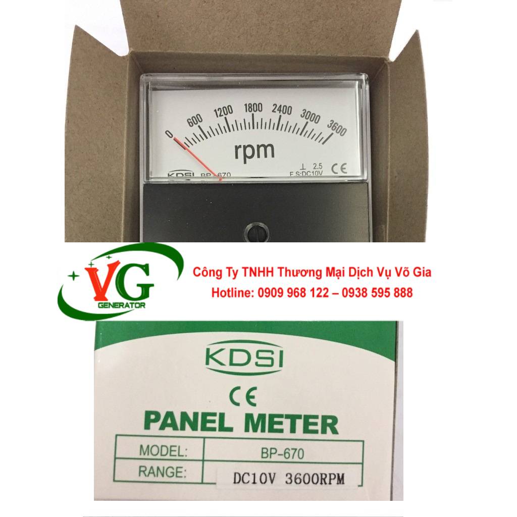 Đồng hồ đo tốc độ máy rpm SF-670 0-10VDC, 0- 3000rpm Sfim-TQ