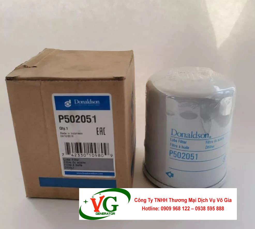 Lọc nhớt máy phát điện Donaldson