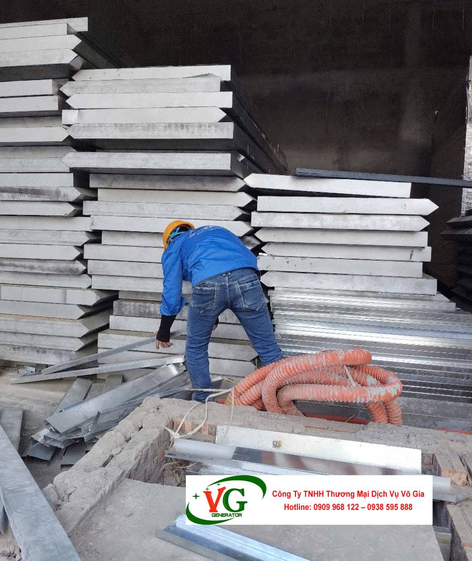 Louver gió máy phát điện