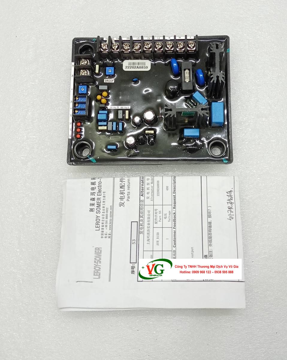Mạch điều chỉnh điện áp Leroy Somer AVR R448