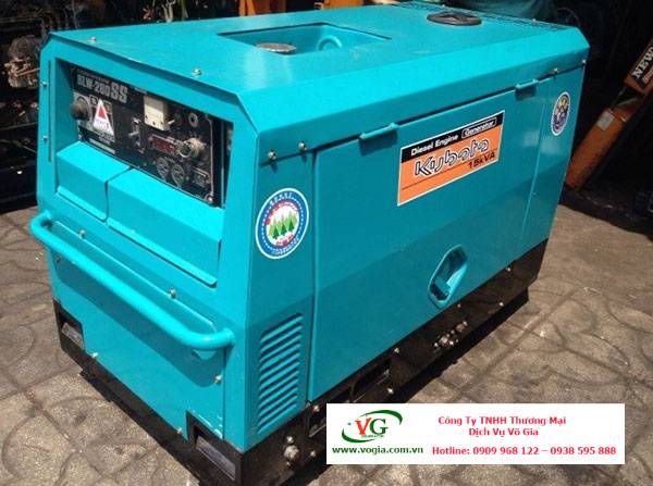 Máy phát điện 10kva Kubota chạy dầu diesel