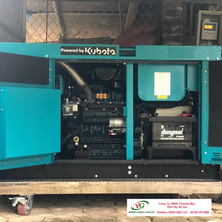 Máy phát điện 10kva Kubota chạy dầu diesel