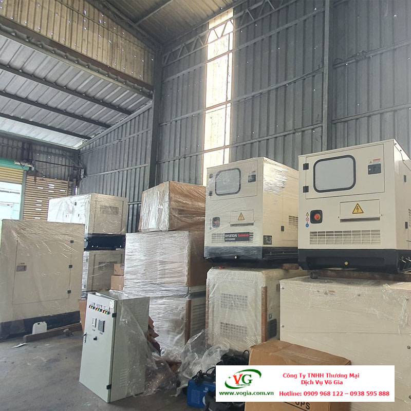 Máy phát điện 110KVA Hyundai Chạy Dầu Diesel 3 pha DHY125KSE