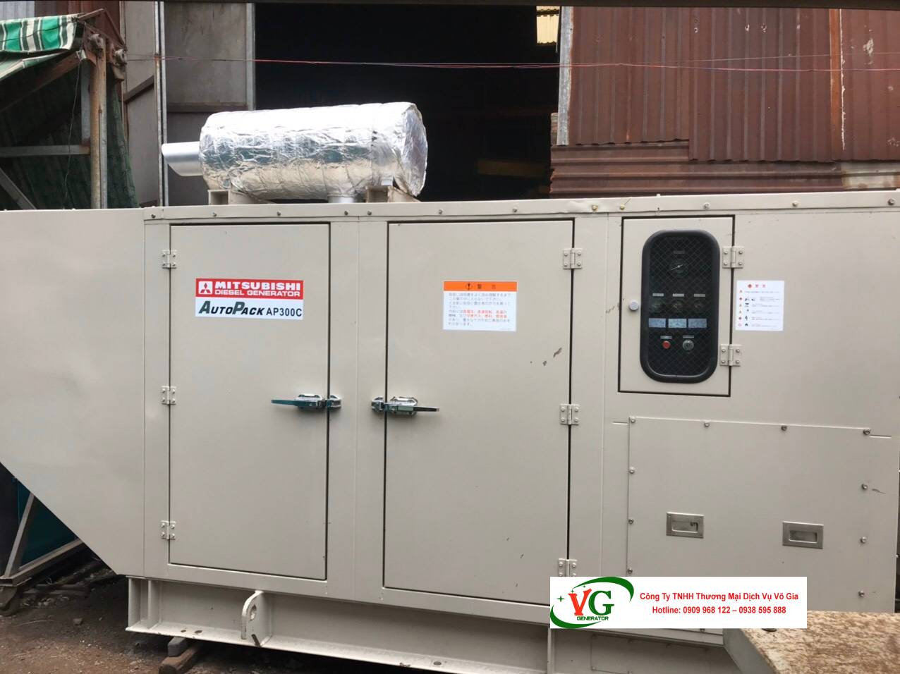 Máy phát điện 125KVA MITSUBISHI