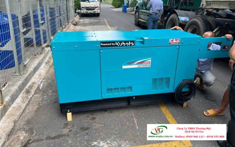 Máy phát điện 13kva Kubota chạy dầu diesel