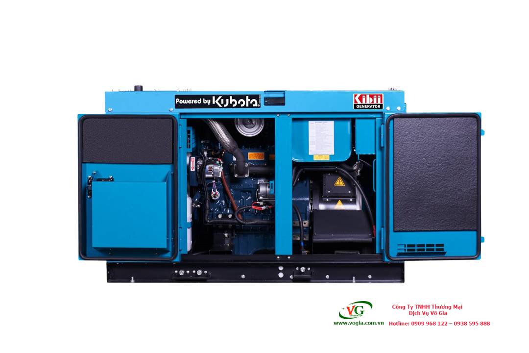 Máy phát điện 13kva Kubota chạy dầu diesel