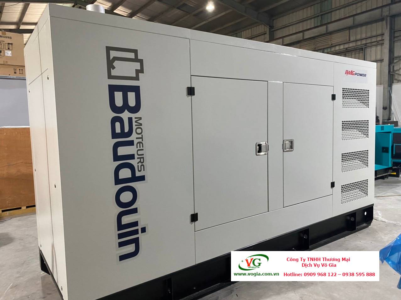 Máy phát điện 28kva Baudouin BMG28BL-1 chạy dầu diesel 1 pha