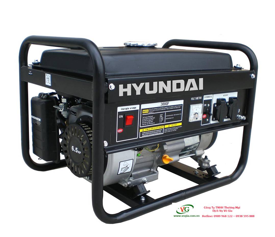 Máy phát điện 2KW – 2.2KW xăng Hyundai