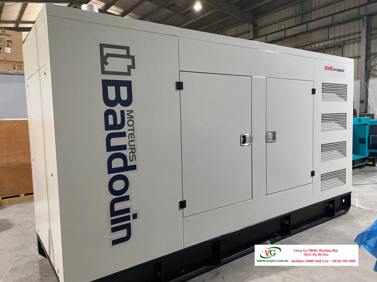 Máy phát điện 320KVA Baudouin BMG350BL
