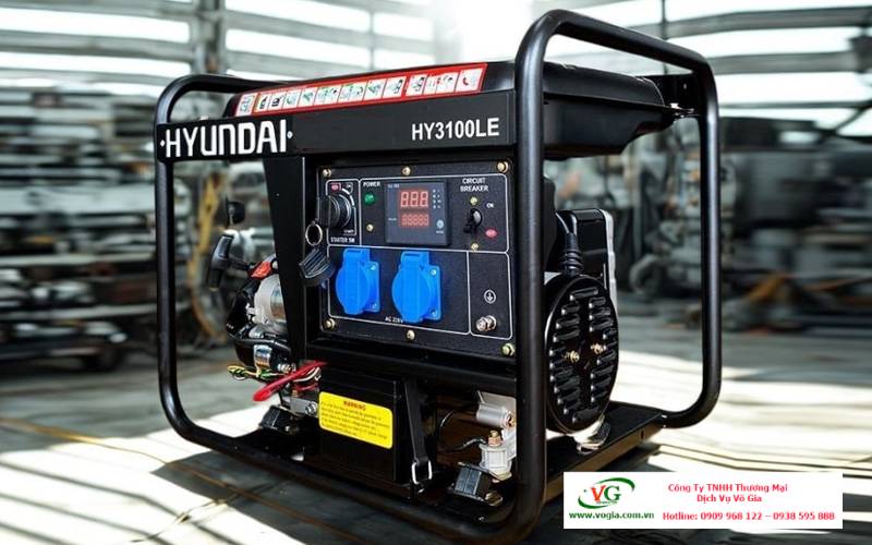 Máy phát điện 3KW chạy xăng Hyundai HY3100LE