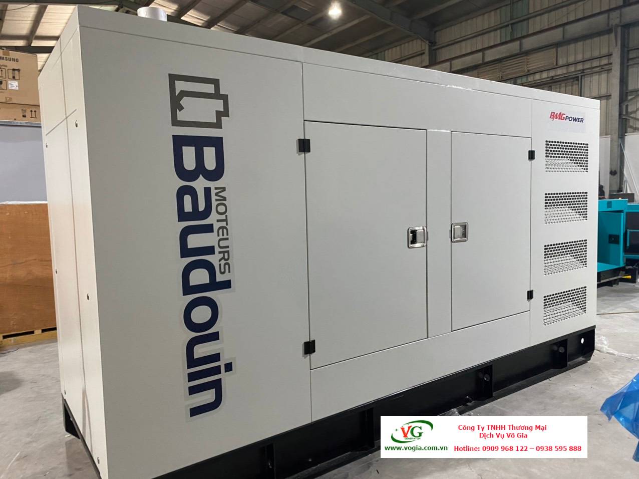 Máy phát điện 500KVA Baudouin BMG550BL