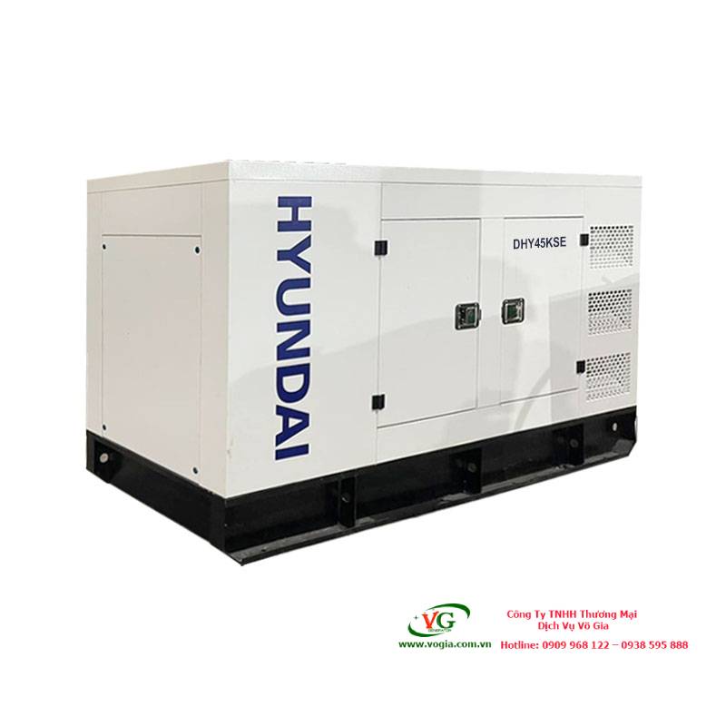 Máy phát điện 50KVA -55KVA Hyundai DHY55KSE-3 pha chạy dầu Diesel